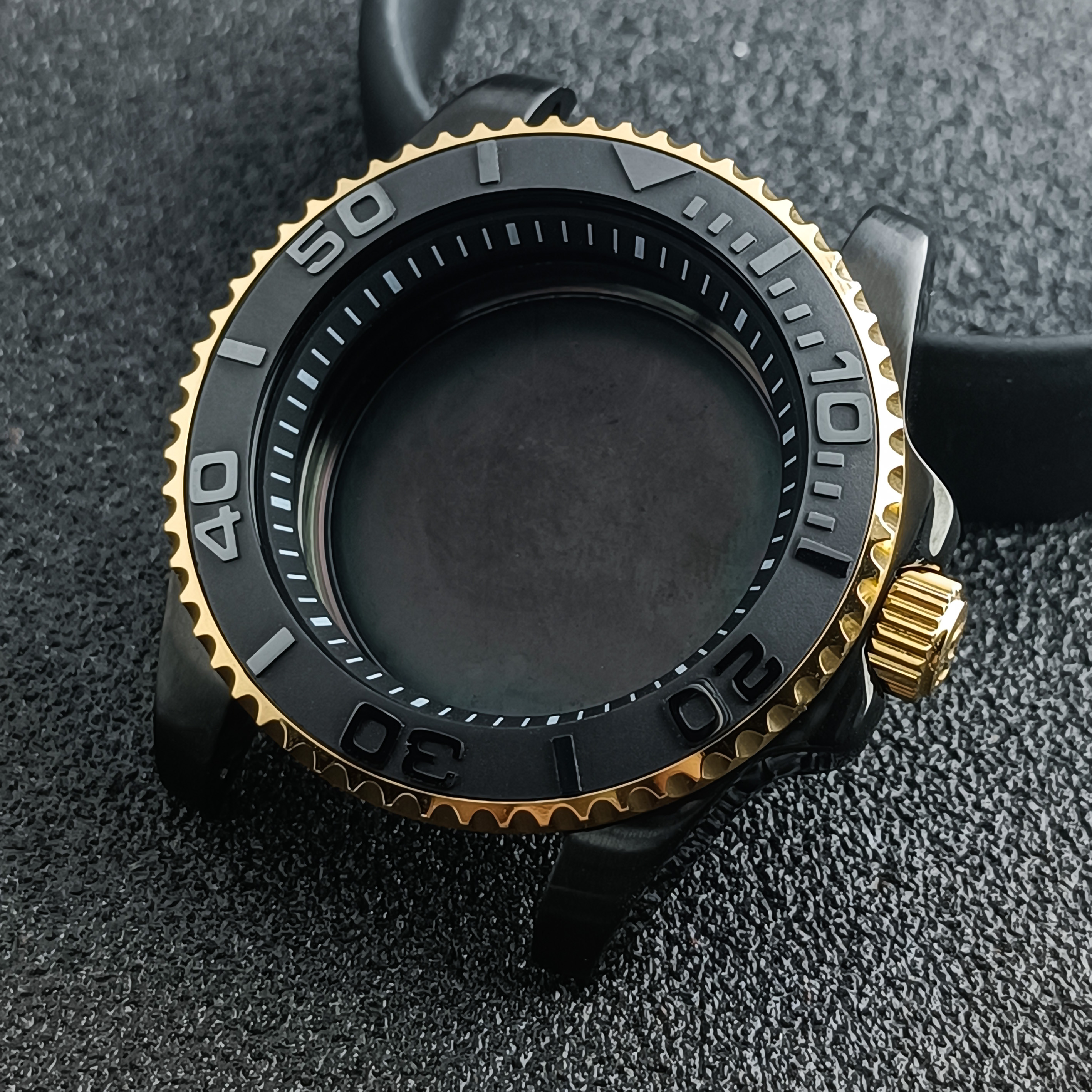 NH35 Case 40.5mm black gold/ro - Bronze Case Watch incelemesi ve fiyatı