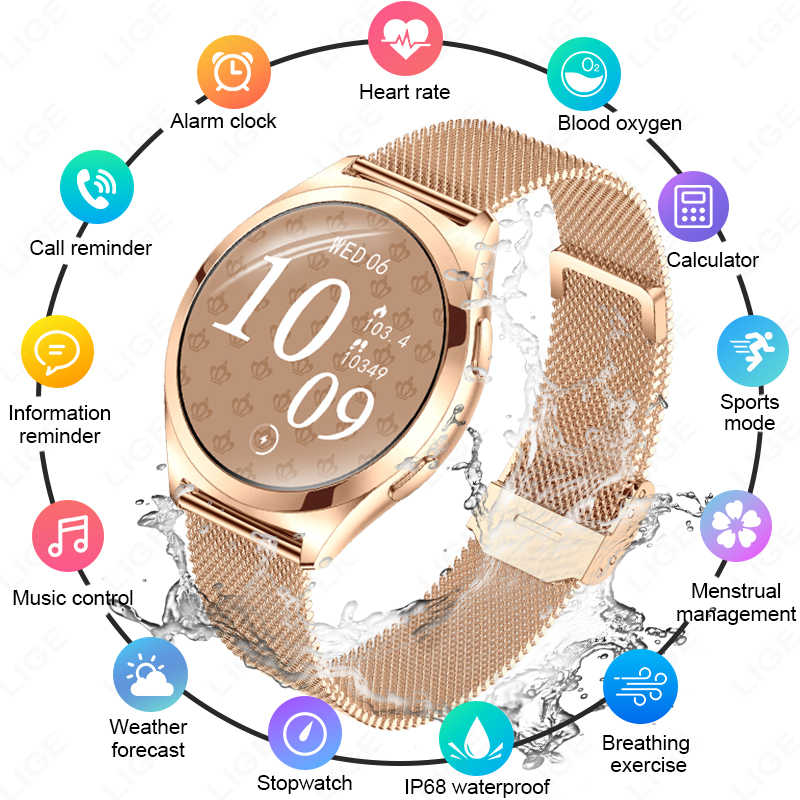LIGE Luxury Smart Watch For Wo - Luxury Watch On Wrist incelemesi ve fiyatı