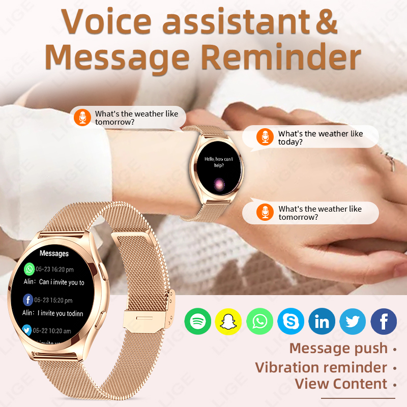 LIGE Luxury Smart Watch For Wo - Luxury Watch On Wrist incelemesi ve fiyatı