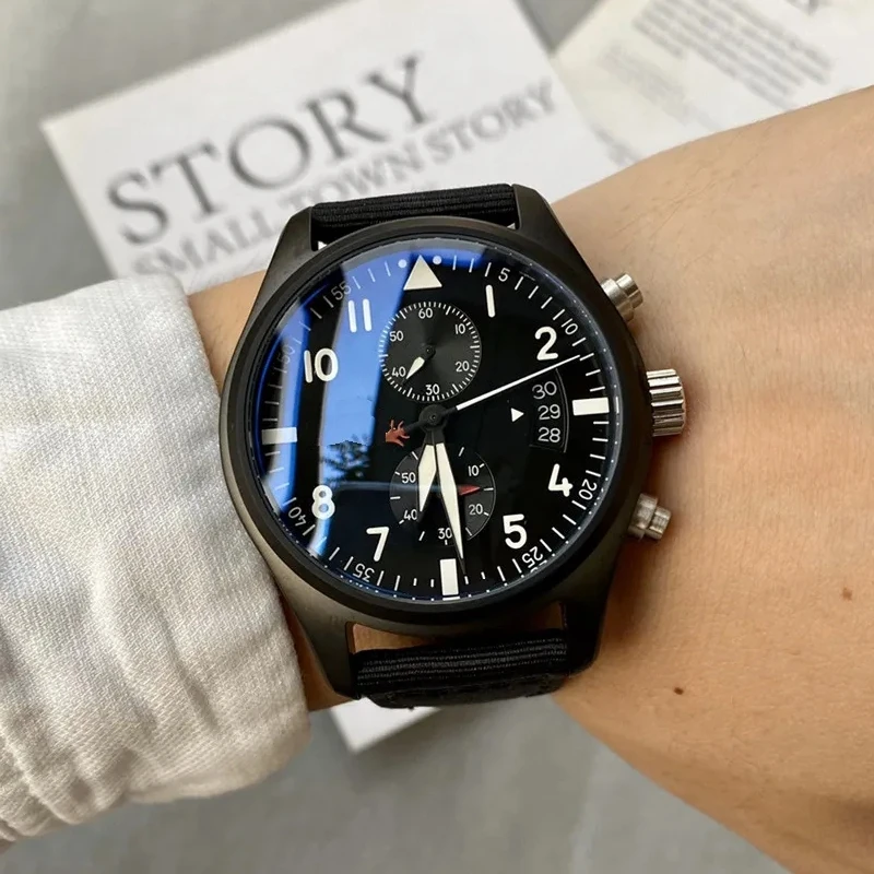 High quality luxury men's quar - Luxury Watch Leather incelemesi ve fiyatı
