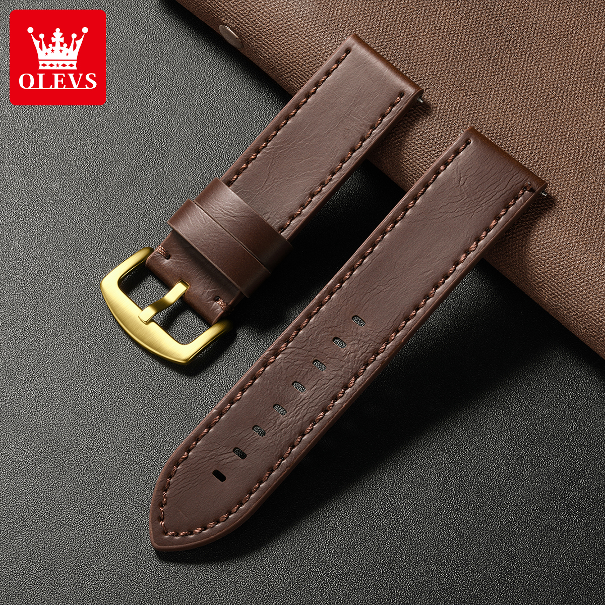 OLEVS brand mens watches water - Luxury Watch Leather incelemesi ve fiyatı