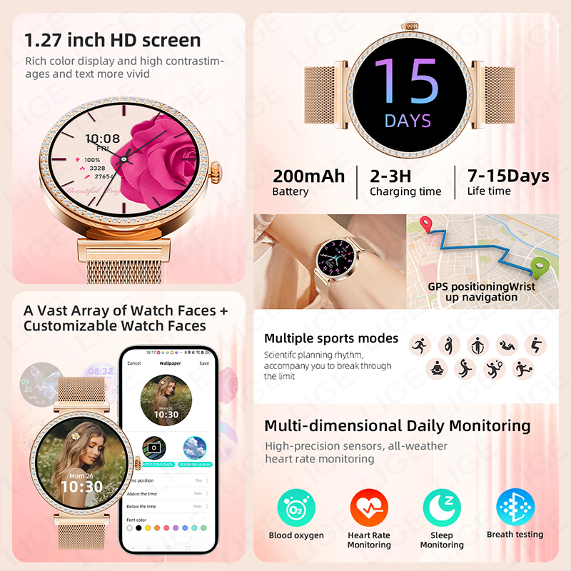New Luxury Diamond Smart Watch - Luxury Watch On Wrist incelemesi ve fiyatı