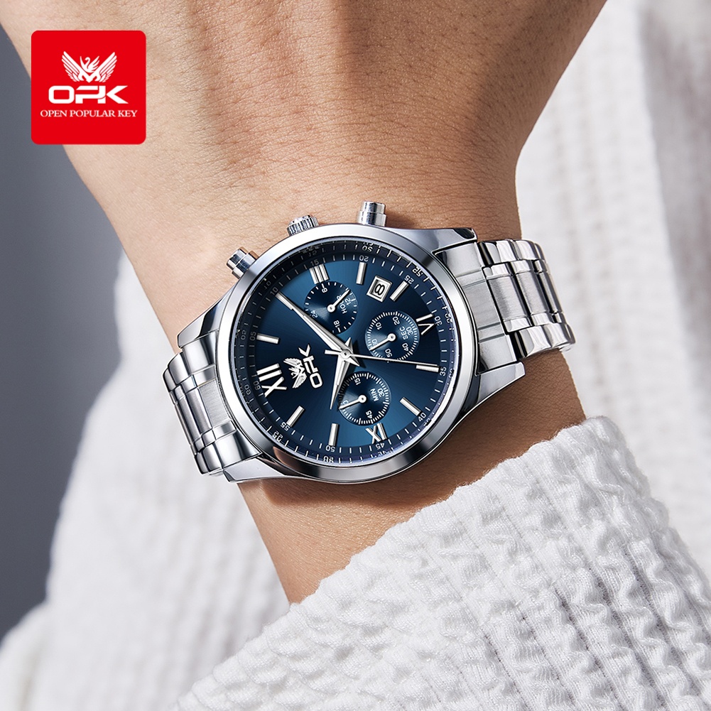 OPK 6052 Mens Watch Automatic  - Luxury Watch Leather incelemesi ve fiyatı