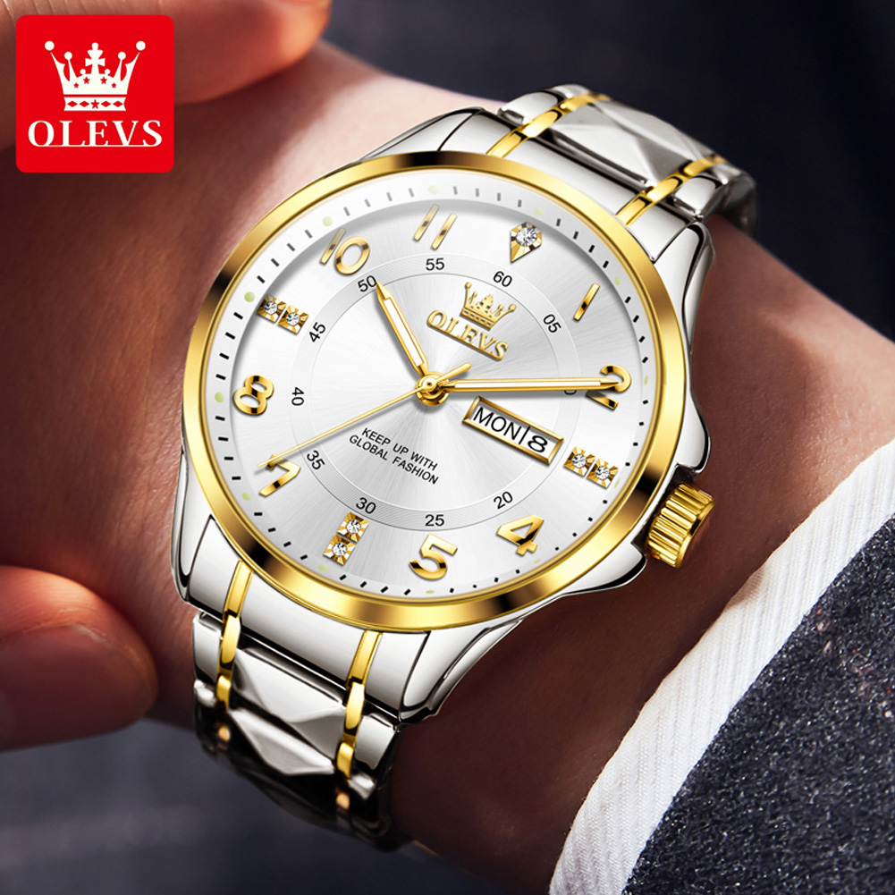 OLEVS Brand original wristwatc - Luxury Watch With Arabic Numerals incelemesi ve fiyatı