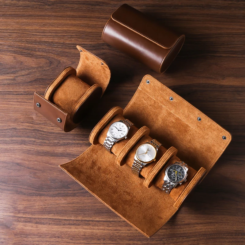 Embers Leather Watch Roll 1 2  - Luxury Watch Travel Case incelemesi ve fiyatı
