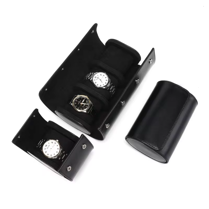 Embers Leather Watch Roll 1 2  - Luxury Watch Travel Case incelemesi ve fiyatı